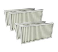 vhbw 4x Filtres à air M5 compatible avec Stiebel-Eltron LWZ 8 CS Premium, LWZ 8 S Trend ventilateur (4x filtre particules fines)