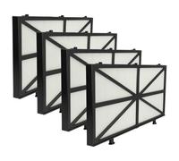 vhbw 4x Filtres compatible avec Dolphin DX6, Master M4, LR5, Edge aspirateur, nettoyeur piscine - Coussin filtrant, 27,7 x 13,3 x 1,3 cm