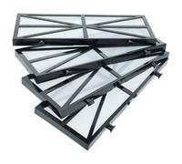 vhbw 4x Filtres compatible avec Maytronics Dolphin Pro X1, POOL UP aspirateur, nettoyeur piscine - Coussinets, 27,7 x 12,3 x 6,1 cm