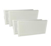 vhbw 4x Filtres compatible avec Stiebel-Eltron LWZ 5 CSE Premium, LWZ 5 CS Premium appareil de ventilation - Filtre à air F7 blanc