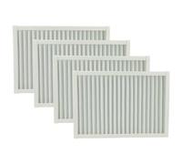 vhbw 4x Filtres compatible avec Viessmann Vitovent 200-C appareil de ventilation - Set de filtres à air G4, 26 x 17,8 x 2,3 cm blanc