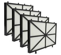 vhbw 4x Filtres H11 compatible avec Dolphin Pulit E55, E90, E80, E70 aspirateur, nettoyeur piscine - Coussin filtrant, 26,5 x 15,8 x 1,1 cm