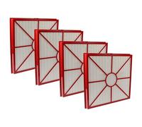vhbw 4x Filtres H12 compatible avec Lux Aeroguard 4 S, Aeroguard purificateur d'air - Filtre de rechange
