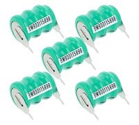 vhbw 5 NiMH pile bouton de remplacement pour type V40H 2 épingles 40mAh | 3,6V convient pour les batteries de modélisme etc.