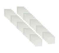 vhbw 50x Filtres à air compatible avec Helios ELS-VEZ 100/60, ELS-VEZ 100/30, ELS-VES 100, ELS-VEO 60/30, ELS-VE-Serie ventilateur