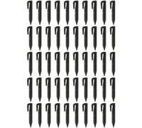 vhbw 50x piquets de fixation pour câble périphérique compatible avec Bosch Indego robot tondeuse - Lot ancrages au sol, plastique noir