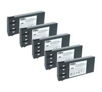 vhbw 5x Batterie compatible avec Hiab 122 HIDUO, 144B UO, 144CL, 122E DUO, 122L opérateur télécommande industrielle (2000mAh, 7,2V, NiMH)