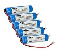 vhbw 5x Batterie compatible avec Legrand 117318, 062560 / 0 6256 0, 111903 éclairage d'issue de secours (2000mAh, 2,4V, NiMH)