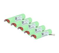 vhbw 5x Batterie compatible avec NOVIPro LS521, LS522, UL521, C3500 Laser Metland dispositif de mesure laseroutil de mesure (3500mAh, 2,4V, NiMH)