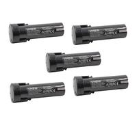 vhbw 5x Batterie remplacement pour Weidmüller 9007450000 pour outil électrique (3300mAh NiMH 2,4V)