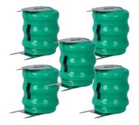vhbw 5x NiMH pile bouton compatible avec Amiga 2000, A501 | (60mAh, 3,6V, NiMH)