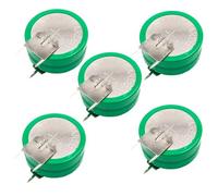 vhbw 5x NiMH pile bouton de remplacement pour type 2/V250H 3 épingles 250mAh 2,4V convient pour les batteries de modélisme etc.