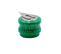 vhbw 5x NiMH pile bouton de remplacement pour type V80H 2 épingles 80mAh 2,4V convient pour les batteries de modélisme etc.