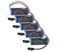 vhbw 5x Pile compatible avec Allen Bradley 1785-L80BK, 1785-L80C, 1785-L80C15, 1785-L80E PLC Contrôleur Logique Programmable (2200mAh, 3V, Li-MnO2)