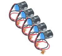 vhbw 5x Pile compatible avec Fuji Electric MICREX-SX, MICREX-F PLC Contrôleur Logique Programmable (1000mAh, 3,6V, Li-MnO2)