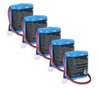 vhbw 5x Pile compatible avec Visonic Next CAM PG2, K9 PG2 wide angle, PGS détecteur de mouvement (1350mAh, 6V, Li-MnO2)