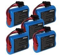 vhbw 5x Pile compatible avec Visonic PG8901BATT, PG8911BATT, SR 720 PG2, SR-740 PG2, MCS-740 système d'alarme (4000mAh, 3,6V, Li-SOCl2)