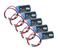 vhbw 5X Pile Remplacement pour Verisure CR-2/3AZ | pour système d'alarme (1350mAh, 3V, Li-MnO2)