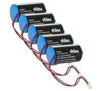 vhbw 5X Pile Remplacement pour Visonic 0-9912-K, ER34615M, ER34615M/W200, 88030498 pour système d'alarme (14500mAh, 3,6V, Li-SOCl2)