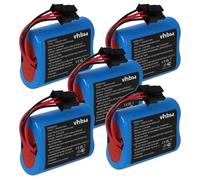 vhbw 5X Pile Remplacement pour Visonic 103-304742-2, 2XER18505M | pour système d'alarme (4000mAh, 3,6V, Li-SOCl2)