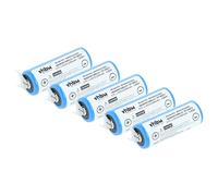 vhbw 5X Piles Remplacement pour CR17450E-R (3V) pour Divers appareils, Soudure 3er Print