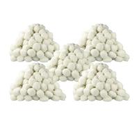 vhbw 5x Sac de balles 1000 g compatible avec VidaXL filtre à pisine, filtre à sable - 50 mm