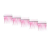 vhbw 5x Sacs filtrants pour système de climatisation et ventilation - Filtre à air F7, 59,2 x 59,2 x 60 cm, rose
