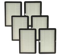 vhbw 6x filtre à particules compatible avec Rowenta Eclipse QU5030, QU5060, QU5062 purificateur d'air, ventilateur