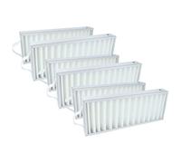 vhbw 6x Filtre compact compatible avec Pluggit Avent P310 Ventilateur, ventilation, aération - filtre à air