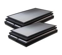 vhbw 6x Filtre remplacement pour Baren XD6061F0 pour purificateur d'air - filtre à charbon actif, photocatalyseur, filtre HEPA