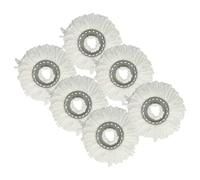 vhbw 6x Serpillères compatible avec Leifheit Combi Mop balai nettoyant - microfibre, blanc
