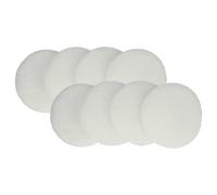 vhbw 8x Filtres compatible avec Zehnder ComfoSpot Twin40 appareil de ventilation - Filtre à air blanc