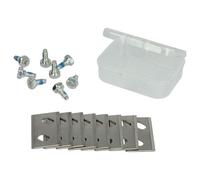 vhbw 8x Lames compatible avec Cub Cadet XR5 4000, 3000, 2000, 1000 tondeuse - Lames de rechange, argenté, acier chrome-carbone