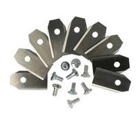 vhbw 9x lames de tondeuse, compatible avec Husqvarna Automower 105 108 210C 220AC 305 308 308x 310 315 320 330X 420 430X 440 450X G1 G2