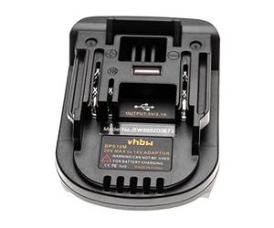 vhbw Adaptateur de Batterie Compatible avec Black & Decker Outils électriques - Adaptateur Batteries Li-ION 20 V vers 18 V Compatible avec Makita