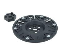 vhbw Assiette de lame tondeuses à gazon compatible avec Ferrex R800Smart - noir