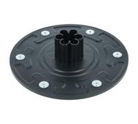 vhbw Assiette de lame tondeuses à gazon compatible avec Flymo EasiLife Go - noir