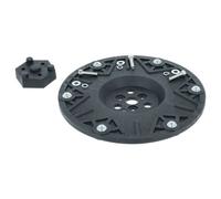 vhbw Assiette de lame tondeuses à gazon remplacement pour Kress 59002471 pour - noir
