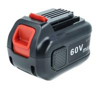 vhbw Batterie Compatible avec Black & Decker 60V Max POWERSWAP 20 Cordless Mower, 60V Max Blower Outil électrique (2500 mAh, Li-ION, 60 V)