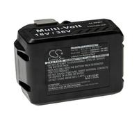 vhbw Batterie compatible avec HiKOKI G18DBAL, G18DBBAL, G18DBBL, G18DBBVL outil électrique (3000 / 1500 mAh, Li-ion, 18 / 36 V)