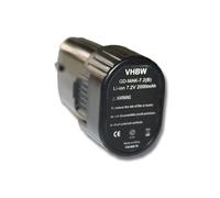 vhbw Batterie compatible avec Makita CL072D, CL072DZ, CL072DS, CL070, CL070DS, CL070D, CL072, CL070DZ outil électrique (2000 mAh, Li-ion, 7,2 V)