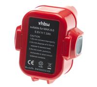 vhbw Batterie compatible avec Makita DA392DWF, DA392DZ, ML903 outil électrique (1500mAh NiMH 9,6V)