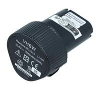 vhbw Batterie Compatible avec Makita Radio de Chantier BMR102 | BMR101, BMR103, BMR104, BMR103B, BMR100 outil électrique (1500 mAh, Li-ion, 10,8 V)