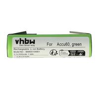 vhbw Batterie Remplacement pour Gardena Accu60 Li-ION | Accu 60 Li-Ion, 8801 Lithiumenergy pour outil électrique, aspirateur (2000 mAh, Li-ion, 3,6 V)