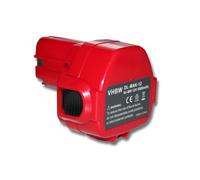 vhbw Batterie remplacement pour Makita 192598-2, 192681-5, 192681-B, 192698-8, 192698-A, 193059-5, 193100-4 pour outil électrique (3000mAh NiMH 12V)