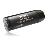 vhbw Batterie remplacement pour Ryobi AP4001 pour outil électrique (2000 mAh, Li-ion, 4 V)