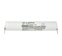 vhbw Batterie remplacement pour Schneider OVA TD110431 pour éclairage d'issue de secours (2000mAh, 3,6V, NiCd)