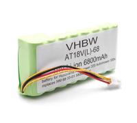 vhbw Bloc de batteries compatible avec Husqvarna Automower 320, 420 (jusque 2019/2020), 330X robot tondeuse (6800mAh, 18V, Li-ion)