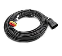 vhbw Câble basse tension Transformateur Câble compatible avec Gardena Robotic R38Li, R40Li, R80Li, SILENO city, Sileno+ R100Li Robot tondeuse, tondeuse à gazon, 10m