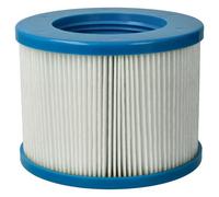 vhbw Cartouche filtrante compatible avec Arebos 24 V 70 W spa, bain à remous - Filtre de rechange bleu / blanc